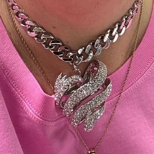 SWAROVSKI CHOKER MC L PENDANT CRYSTAL/RHODIUM